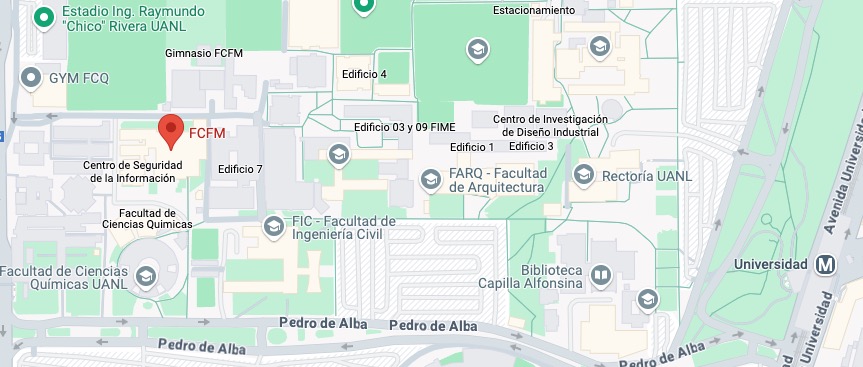 UANL Campus map